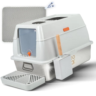POOBOX® Katzenklo Edelstahl POOBOX
