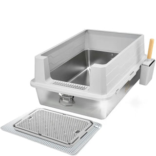 POOBOX® XXL Katzenklo Edelstahl POOBOX